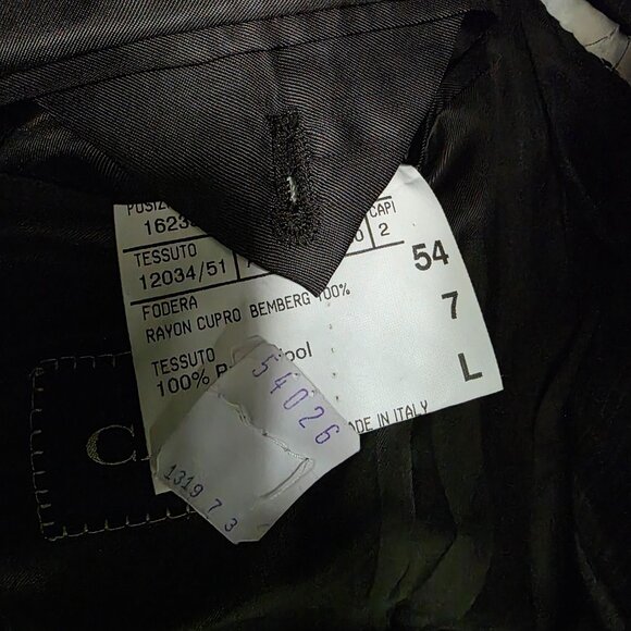 Canali 42L 36x30 Brown Full Suit 3-Button Stripe R543 - Picture 13 of 15